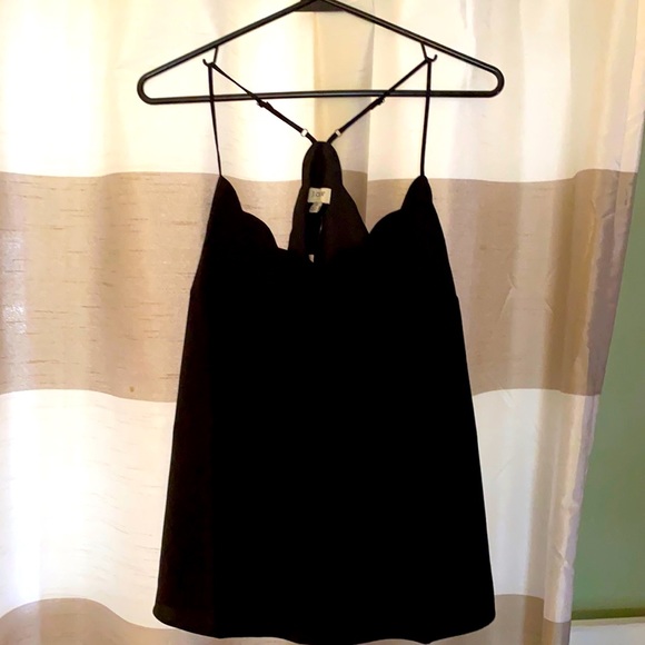 NWT black J.Crew Factory sz 8 racerback camisole - Picture 3 of 7